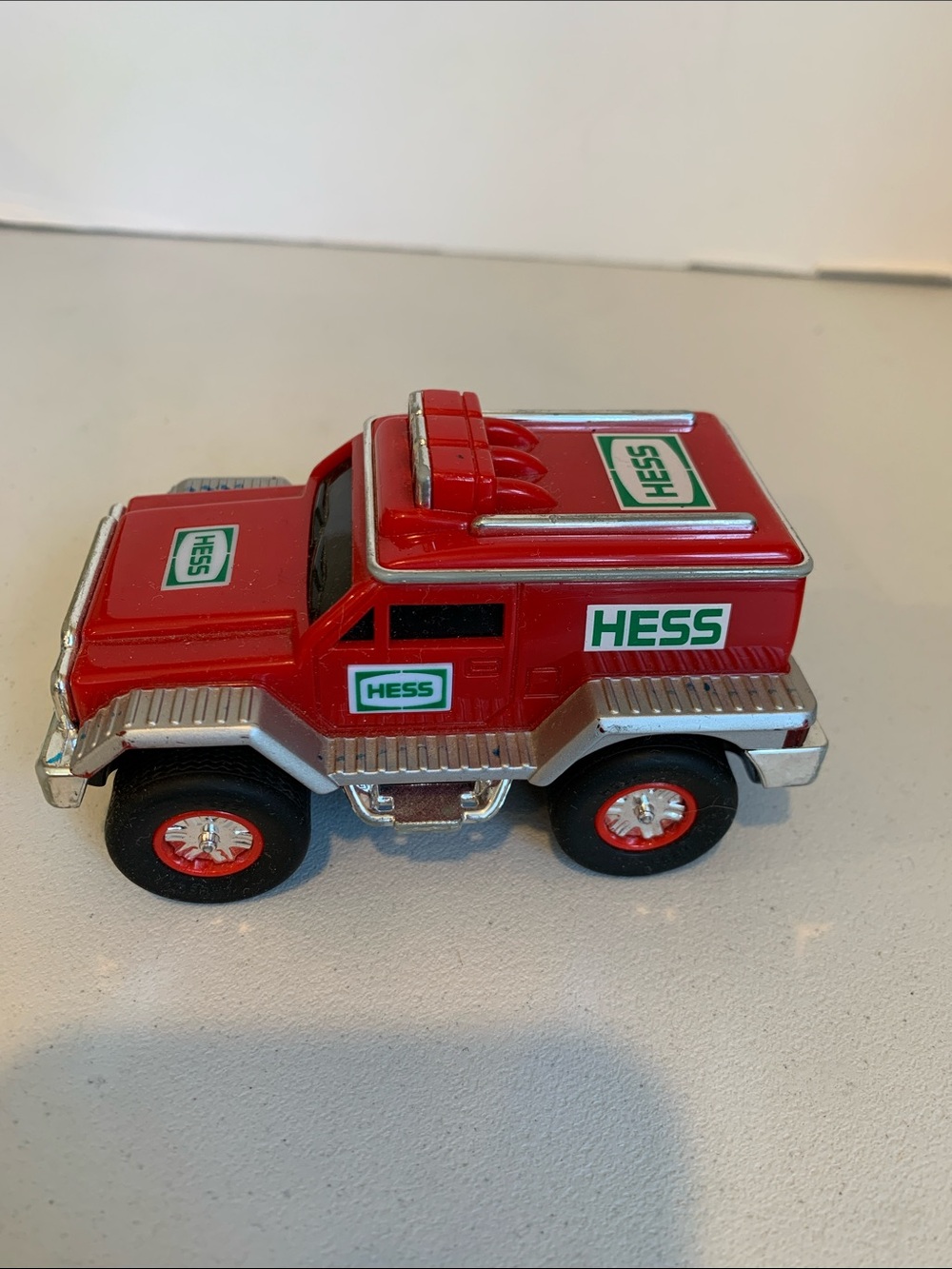 Hess Miniature Off Road Rescue Vehicle Toy Truck Red